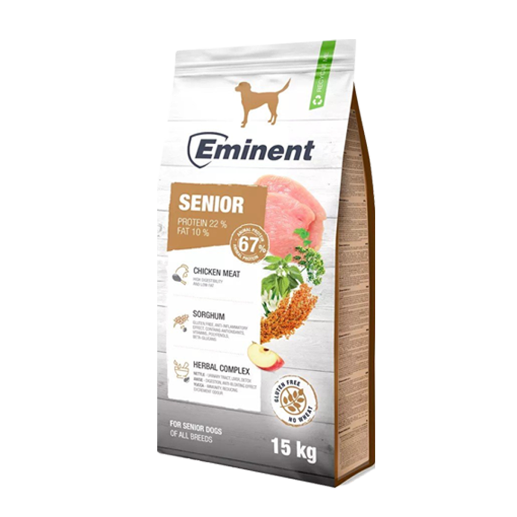 Image représentative des croquettes pour chien senior light au poulet et au riz de Youky, une formule légère et équilibrée pour soutenir la santé des chiens âgés.