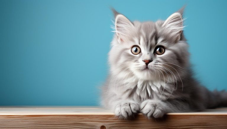 Jeune chaton explorant son environnement avec curiosité