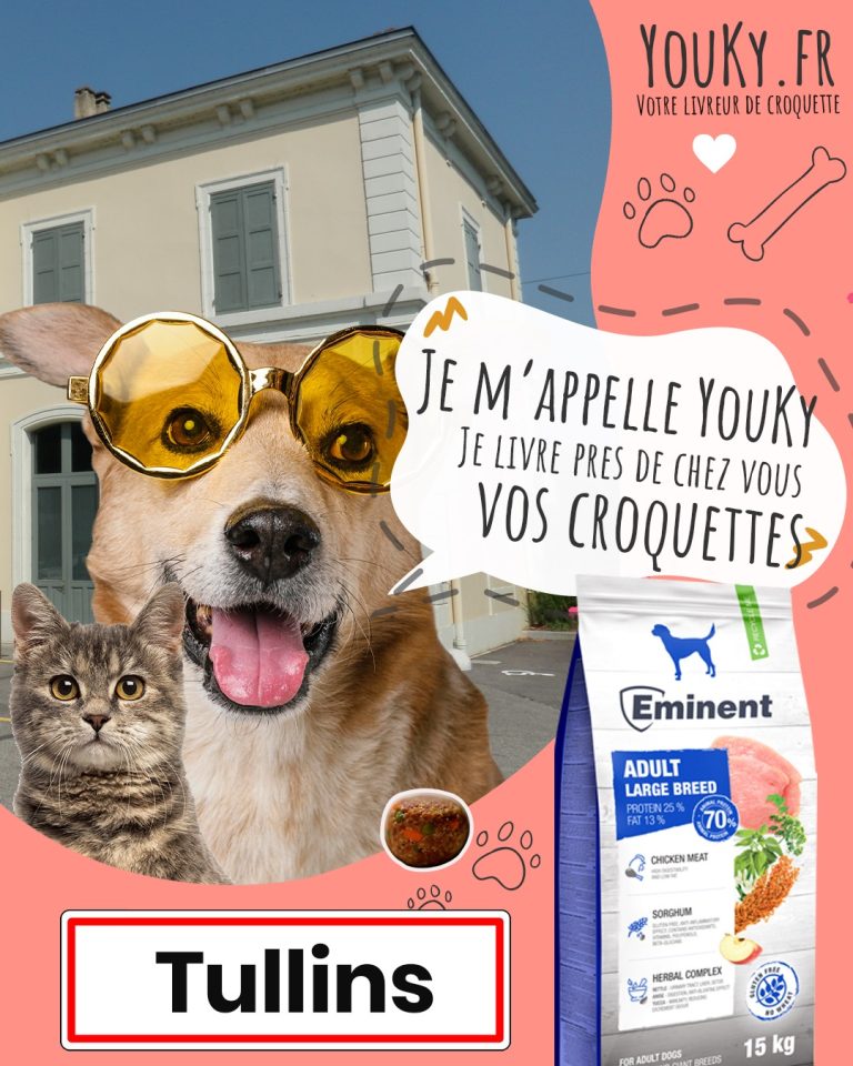 Livraison de croquettes à Tullins