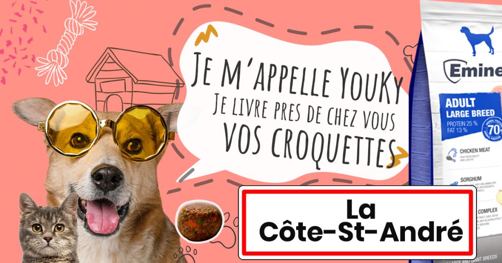 Livraison de croquettes à La Côte-Saint-André